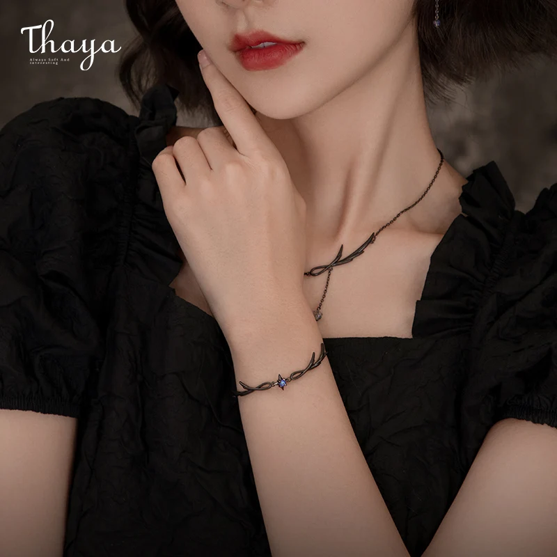 Thaya винтажный браслет для женщин оригинальный дизайн тонкая цепочка изящный