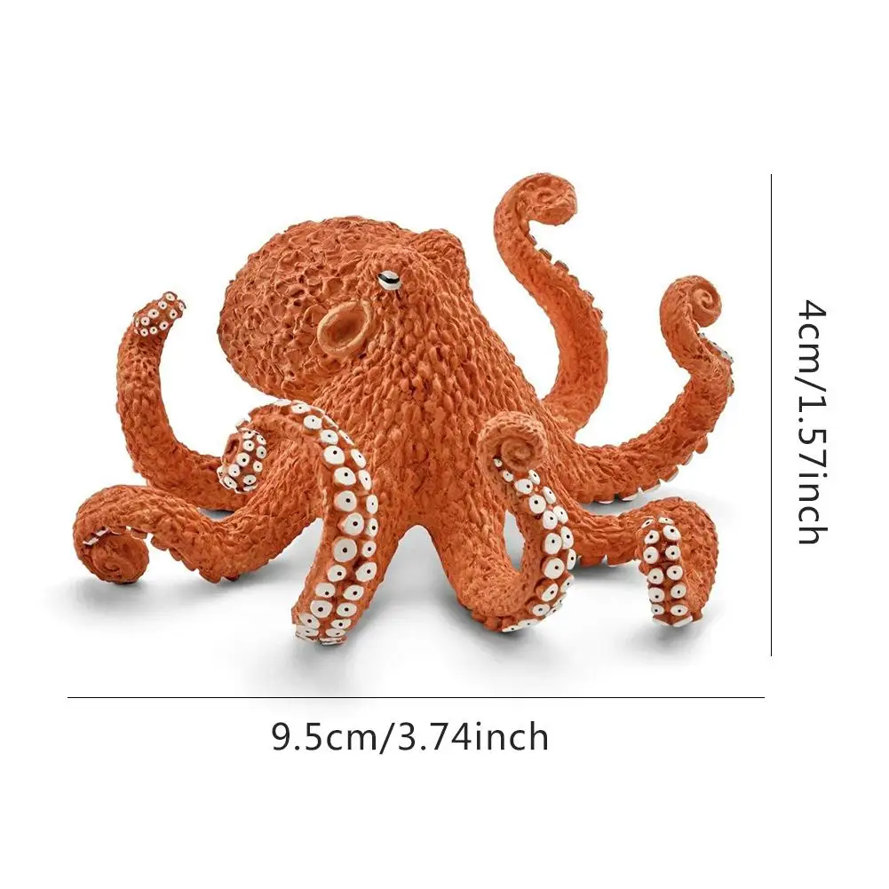 3.7inch North America Octopus Ocean Sea Life Figurine Toy Figures 14768 For Home Decoration images - 6