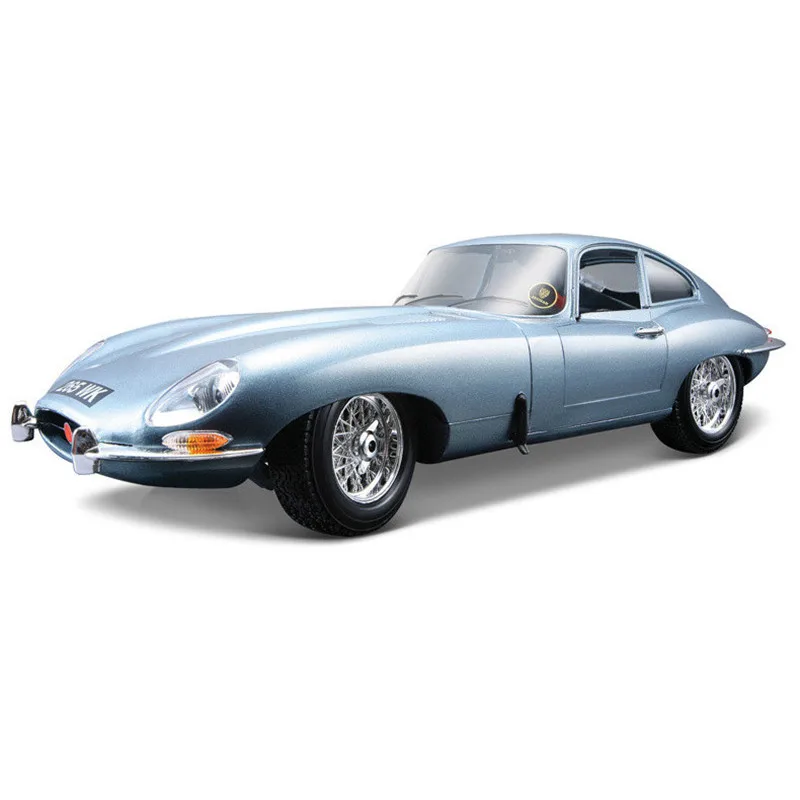 

Bburago 1:18 Jaguar E-Type Coupe синий сплав, роскошный автомобиль, литый под давлением, оттягивающийся, модель автомобиля, товары, коллекция игрушек