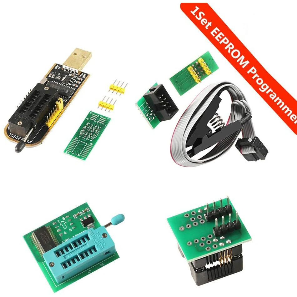 Зажим SOIC8 SOP8 для EEPROM 93CXX / 25CXX 24CXX + CH341A 24 25 серия Flash BIOS USB адаптер 1 8 в Soic8 | Электронные
