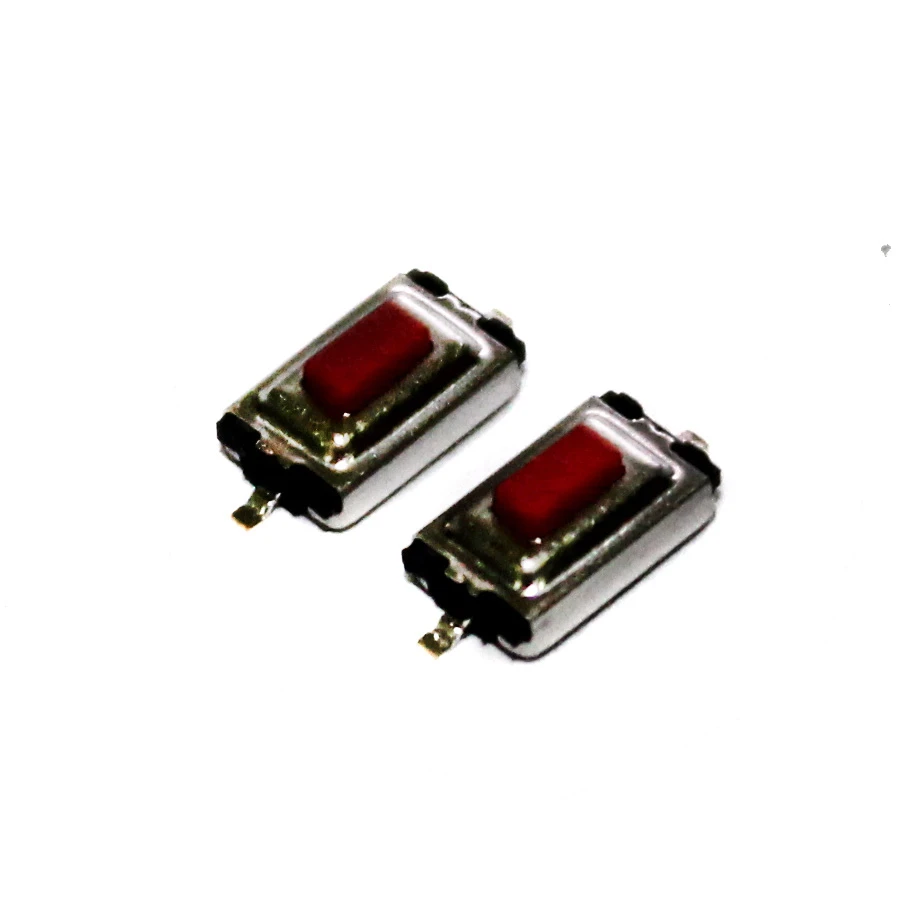 Tact переключатель крышки 100 шт 3*6*2 5 мм H SMD Красный кнопочный колпачки новый