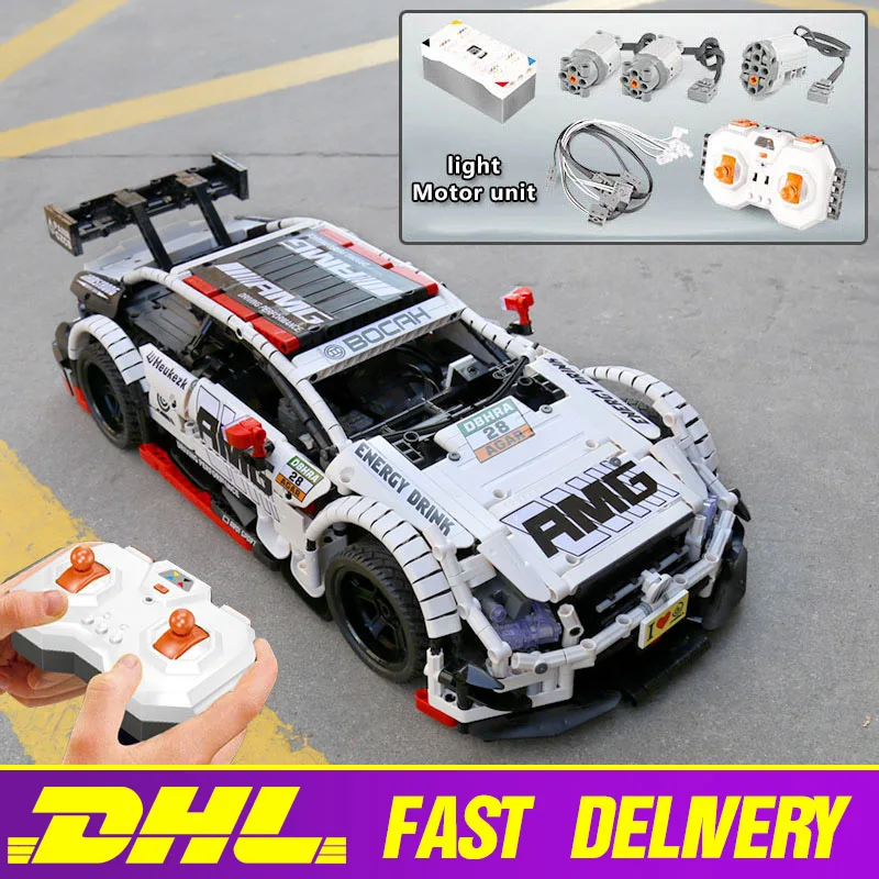 RC Функция Mercedes-Benz AMG C63 с мотором совместимый технический MOC-6687 транспортного