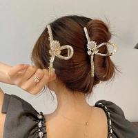 fashion metal hair claw gold geometric hair clips for women girl elegant crab vintage hairpin hair accessories 2021
