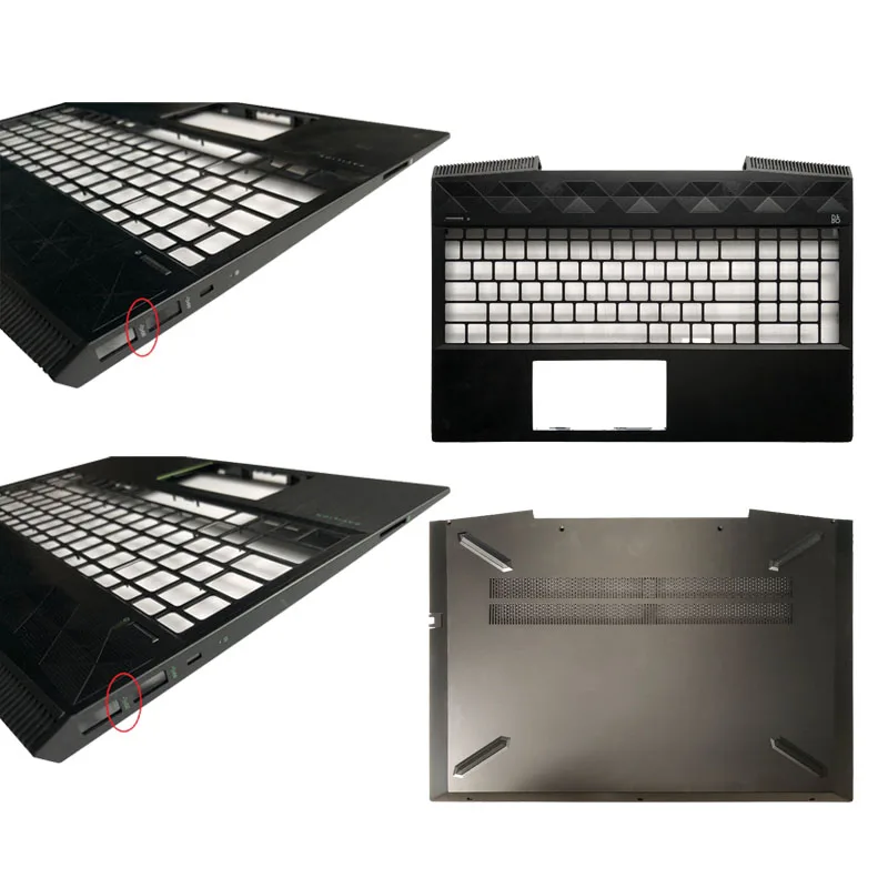 Чехол для ноутбука HP Pavilion 15-CX 15-cx0071nr TPN-C133 Подставка рук верхний чехол/нижняя