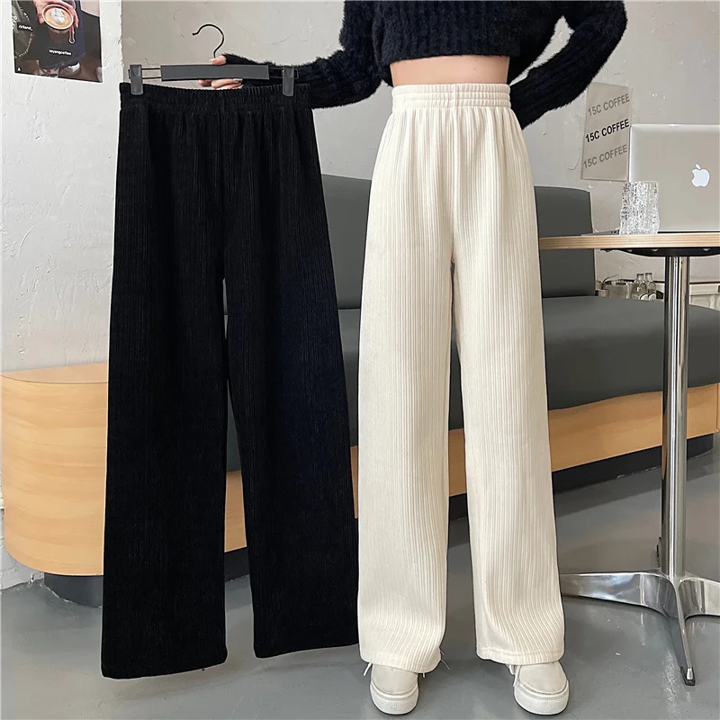 Реальная цена-вельветовые утепленные осенне-зимние брюки с мазом | Женская