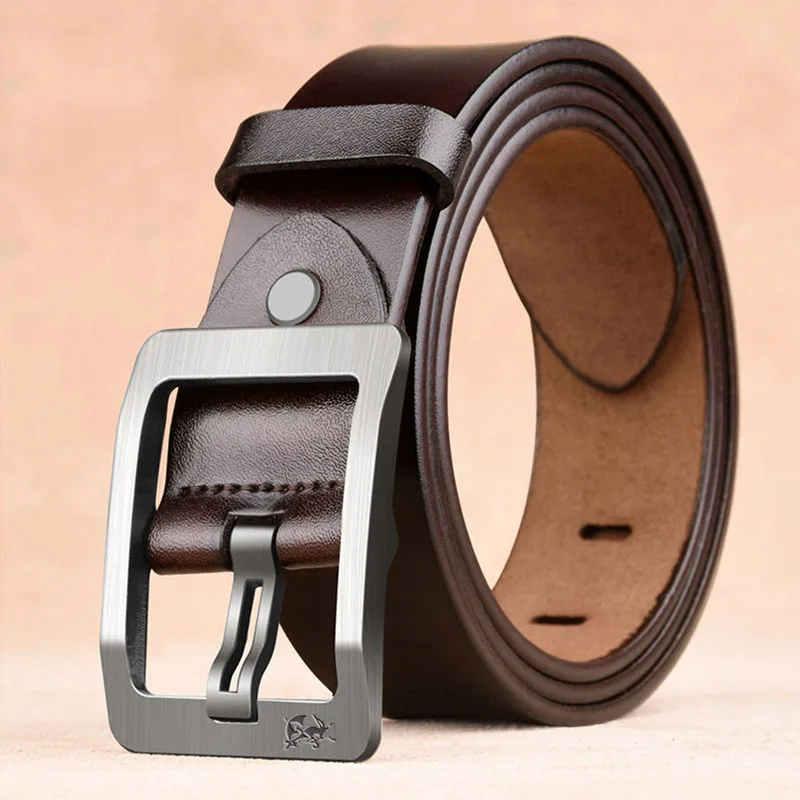 

Maikun Men's Casual Belt PU Vintage Pin Buckle Business Belt For Jeans