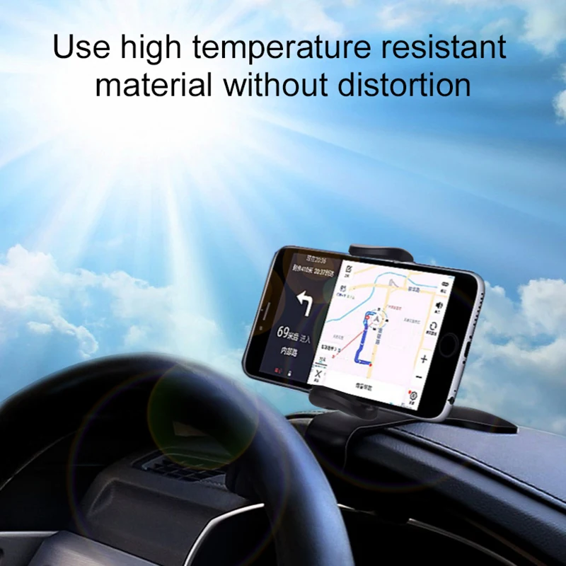 

4.0-6.0 Inches Car Mobile Phone Bracket With Non-slip Pad Air Outlet Clip Mount Car Phone Holder 360 Rotating Mobile Phone Stand