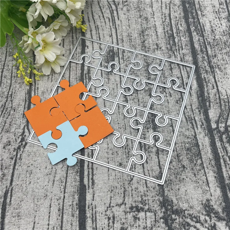 

puzzle lace craft Metal Cutting Dies For DIY Scrapbooking Album Embossing Paper Cards Decorative Crafts