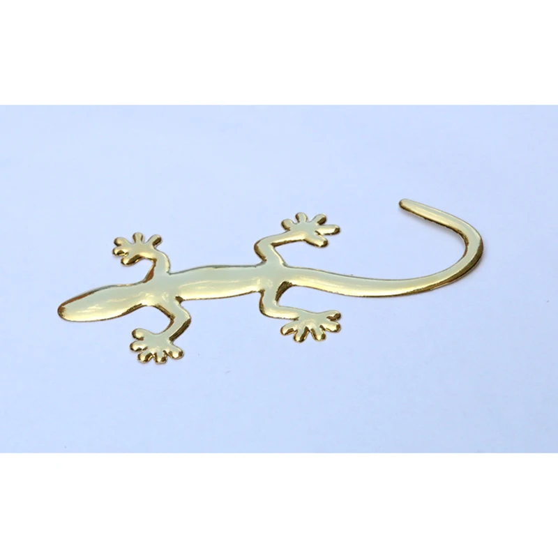 Автомобильные 3D наклейки Gecko металлические стерео для украшения автомобиля