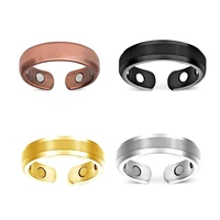 creativity magnetic ring anti magnet rings adjustable power therapy magnets weight lose health care jewelry for men women gift