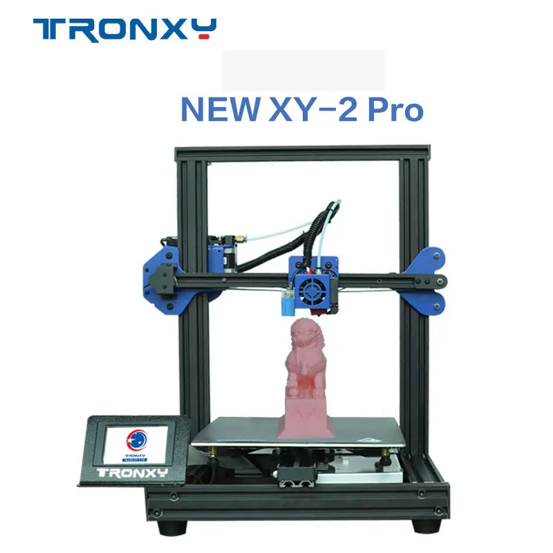 XY-2Pro Tronxy XY-2 3D принтер большой размер печати FDM i3 принтер V-slot сенсорный экран продолжением печати горячей кровати Российской Федерации корабль - Цвет: XY-2Pro
