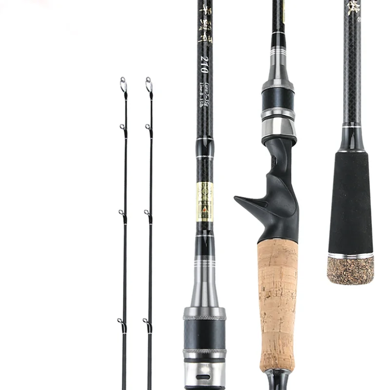 Карбоновая удочка телескопическая сверхлегкая 2 1 м приманка жесткая Гибкий