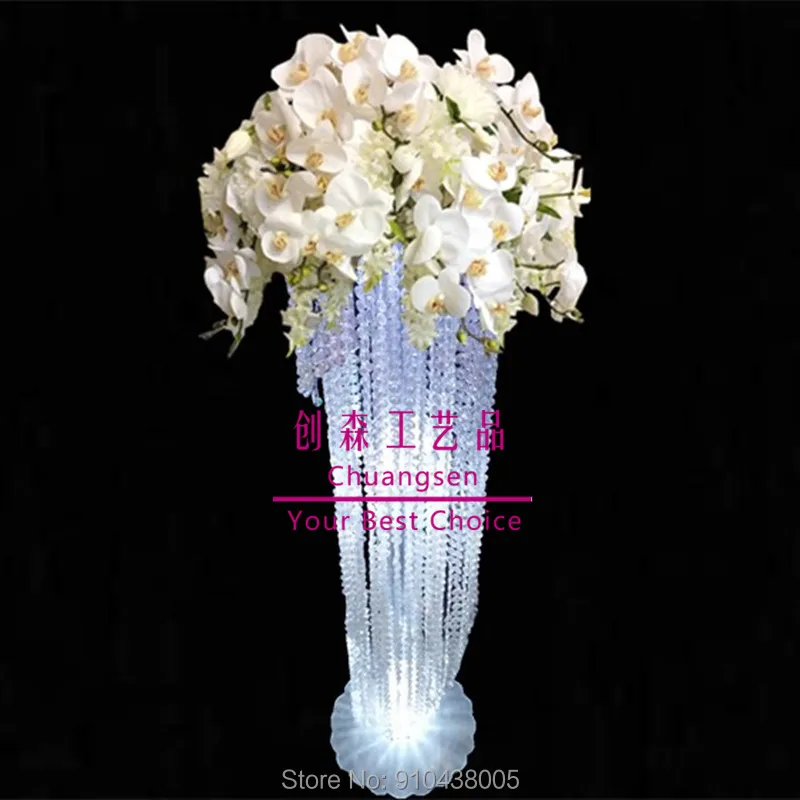 Акриловая подставка для цветов из вечерние Пользу Свадьбы Центральные элементы