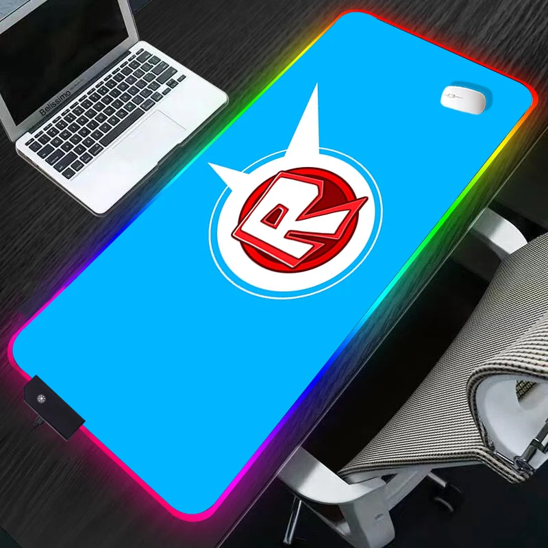 

RGB Game Robloxes Keyboard Mouse pad tablet HyperX gamer Desk Mat alfombrillas de ratn xl Natural Rubber Mini Pc Speed mousepad