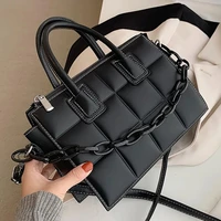 elegant female plaid tote bag 2021 fashion new high quality pu leather womens designer handbag vintage shoulder messenger bag