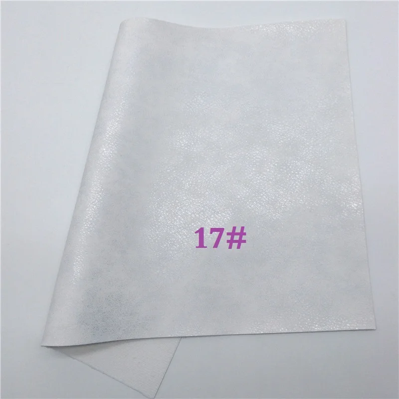Glitterwishcome 21X29 см A4 размер винил для бантов блестящая искусственная ткань, синтетическая кожа искусственная кожа листы для бантов, GM543A - Цвет: 17