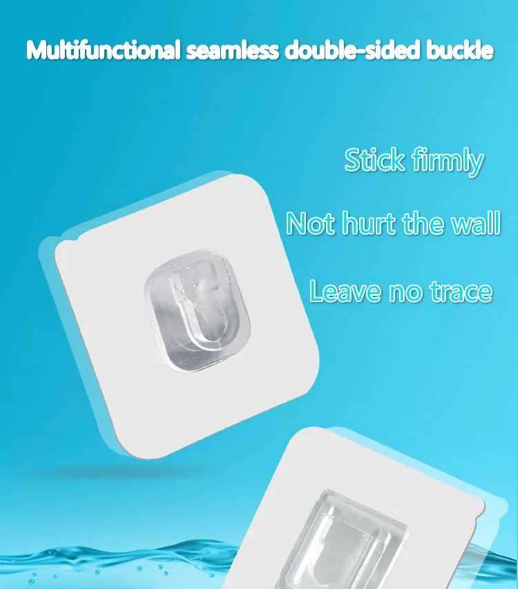 

Payne 1/5/10 pair Dule-sided Adhesive Wall Hooks Wall Hooks Hanger Strong Transparent Suction Cup Sucker Wall Storage Holder