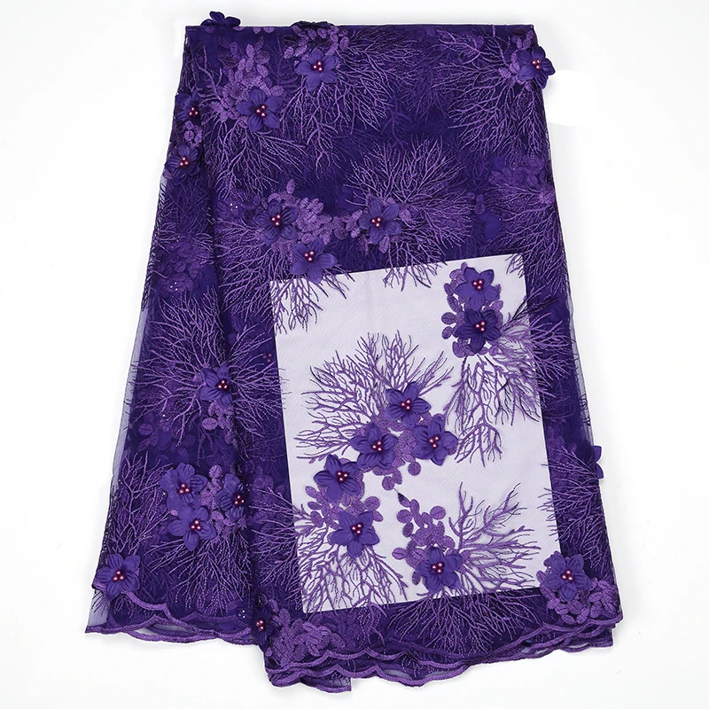 2019 новое французское 3D Африканское кружевное полотно много высокого качества