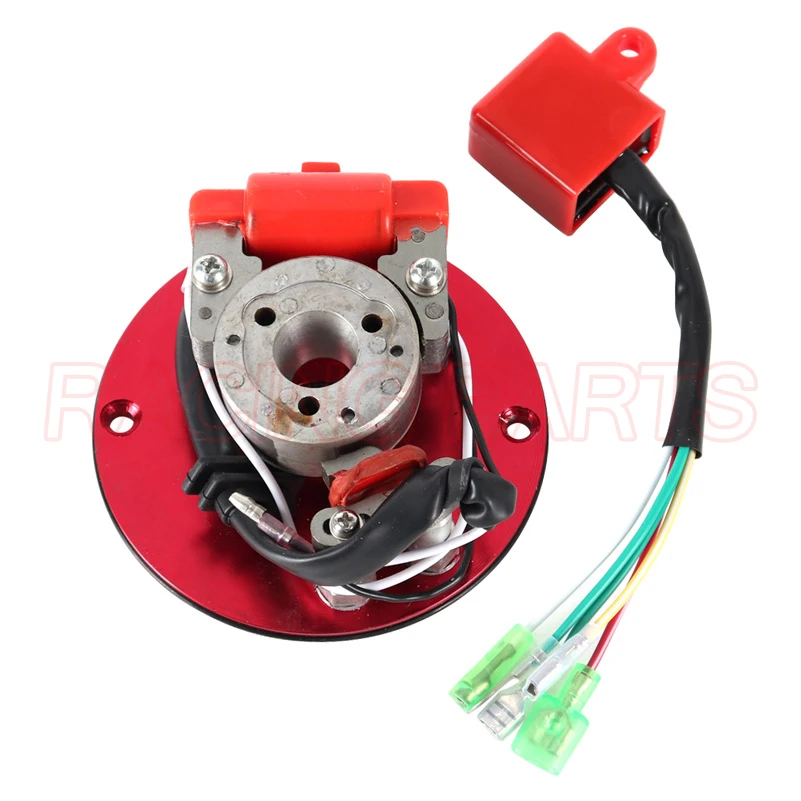 1 комплект мотоциклетный Магнитный статор ротор и Катушка зажигания Комплект для