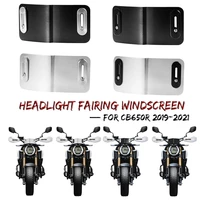 headlight fairing windscreen for honda cb650r cb650 cb 650 r 2021 2020 2019 motorcycle windshield airflow wind spoiler deflector
