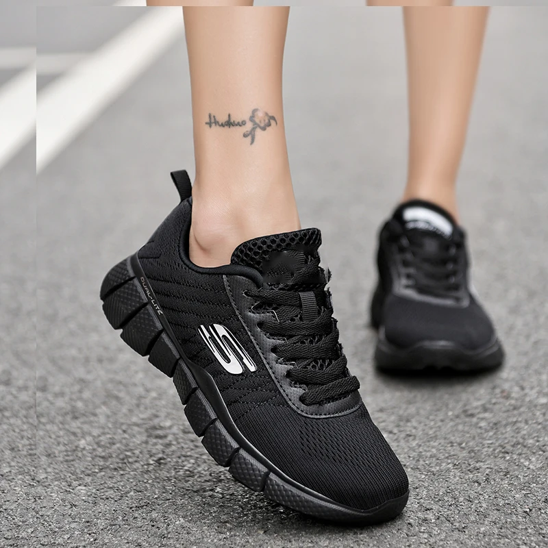 

Women's Sneaker 2021 Light Weight Womens Sport Shoes Soft Sole Gym Shoes Female Breathable Walking Shoes Zapatillas De Mujer