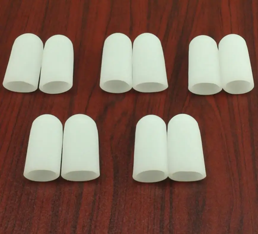 50 пар/лот гель трубки повязку палец и носок протекторы ноги боли в спине защита