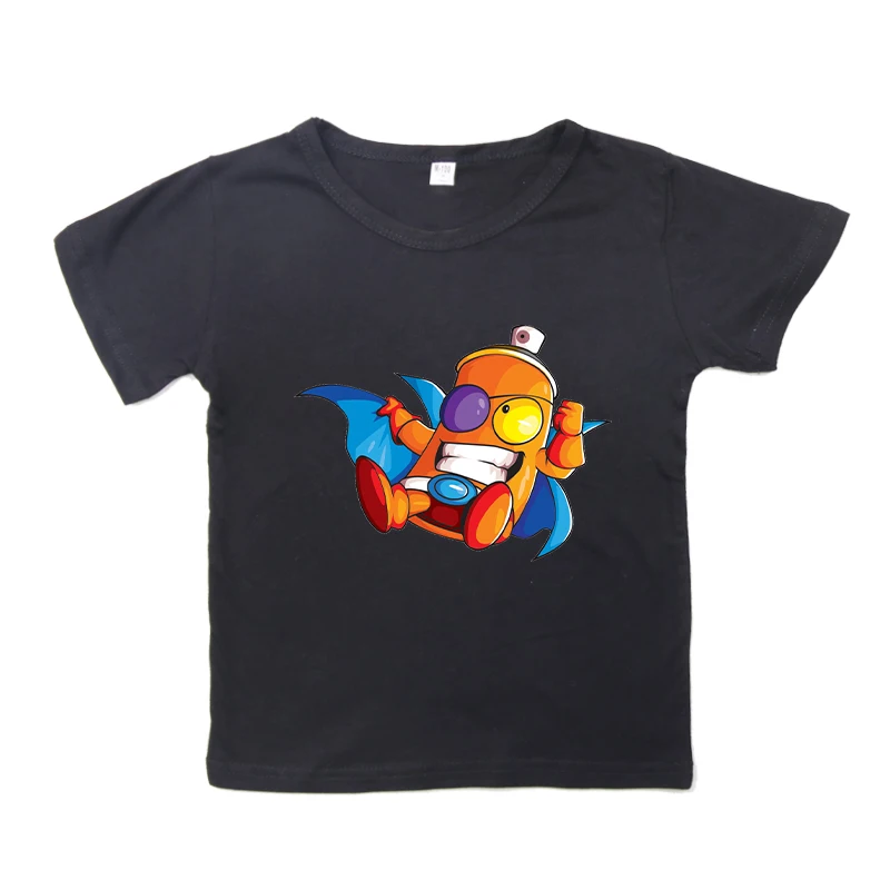 

Super Zings Popular Summer Child T Shirts Boys Girls Children Short Sleeves Tee Tops Cute Kids Cartoon Printed T-shirt O-neck