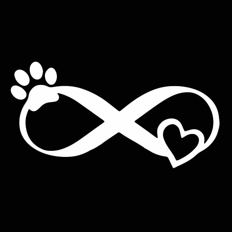 YJZT x 9 см Виниловая наклейка для домашних животных с надписью Love и I Heart Dogs Best Friend