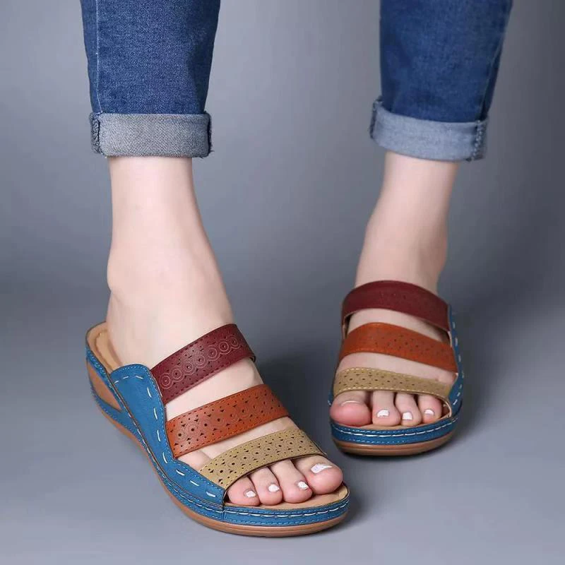 

Women Sandals 2020 Fashion Wedges Shoes For Women Slippers Summer Shoes With Heels Sandals Flip Flops Women Beach Casual Shoes