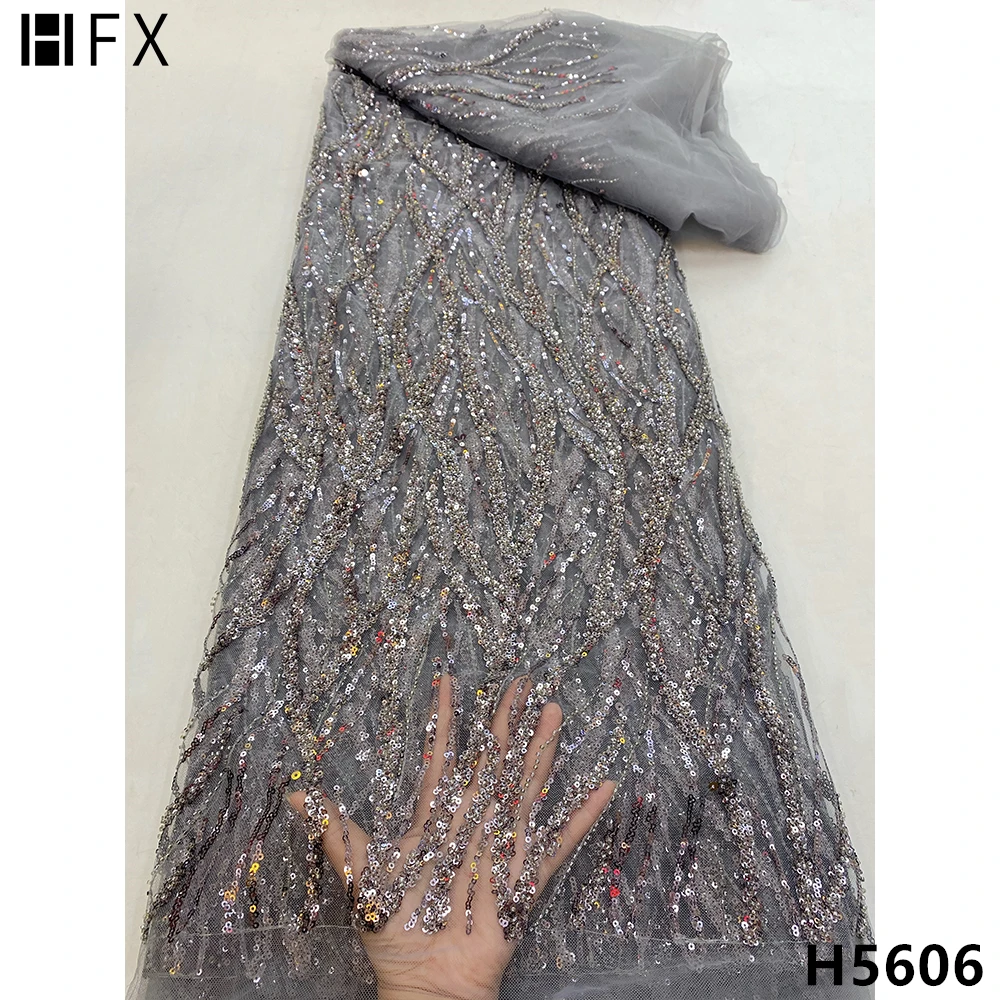 HFX кружевная африканская французская ткань ручной работы 2021 высококачественное