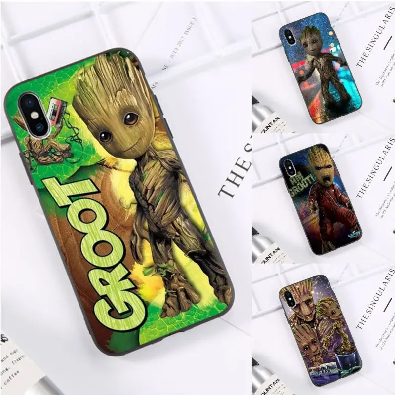 Motirunner стражи Галактики клиент Красочный милый чехол для телефона iPhone 11 pro XS MAX 8 7 6