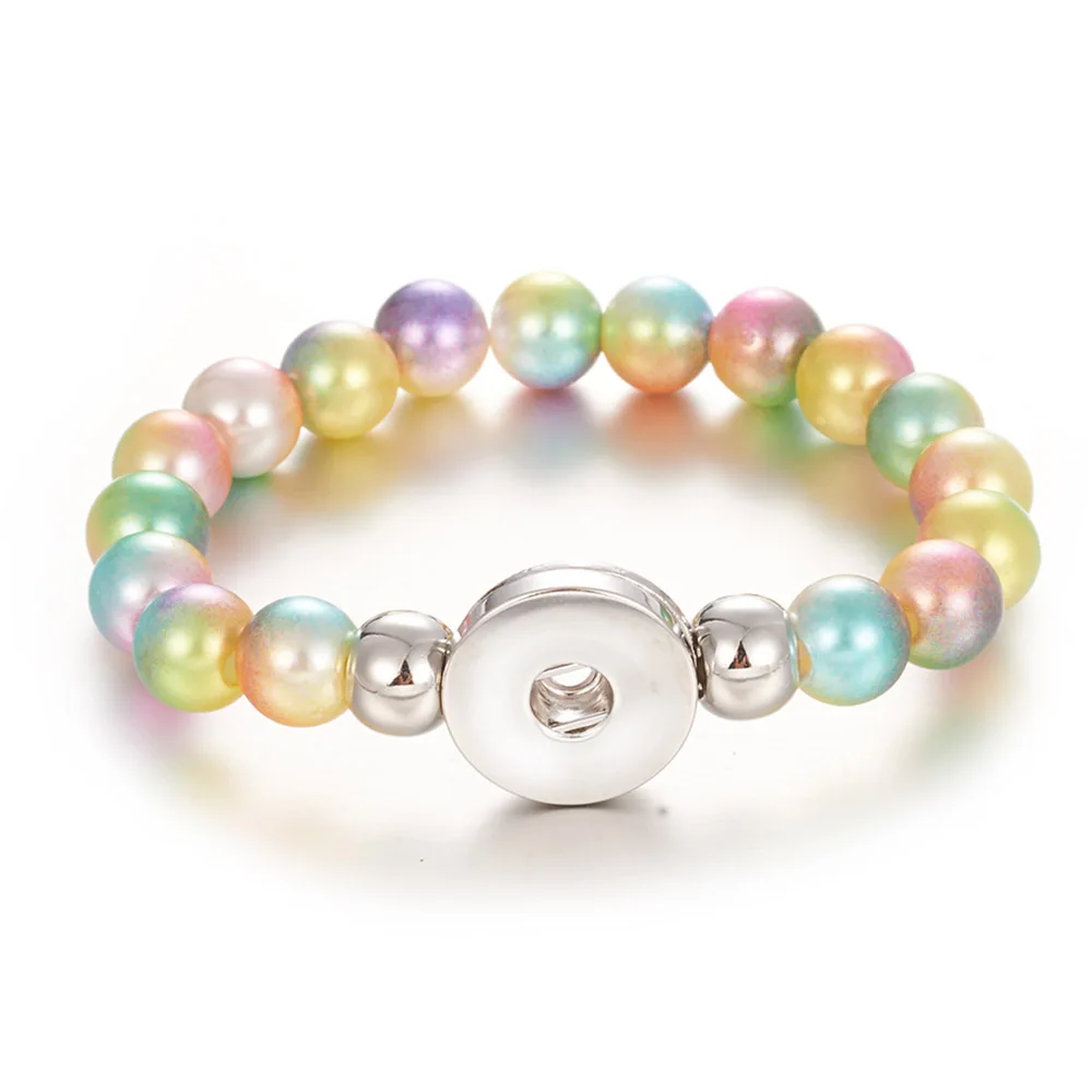 Мужской браслет с бусинами ручной работы 18 мм | Украшения и аксессуары