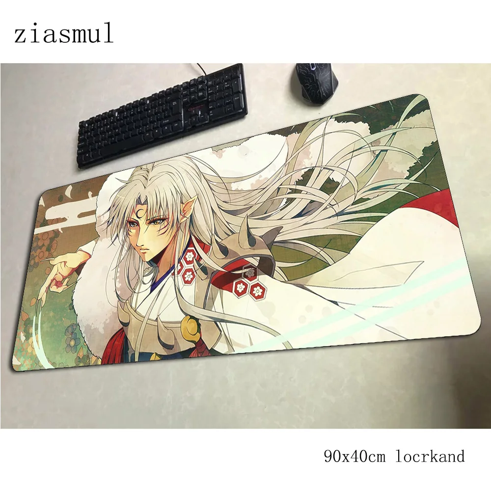 inuyasha padmouse 900x400x3mm gaming mousepad game cool new mouse pad gamer computer desk HD pattern mat notbook mousemat pc | Компьютеры