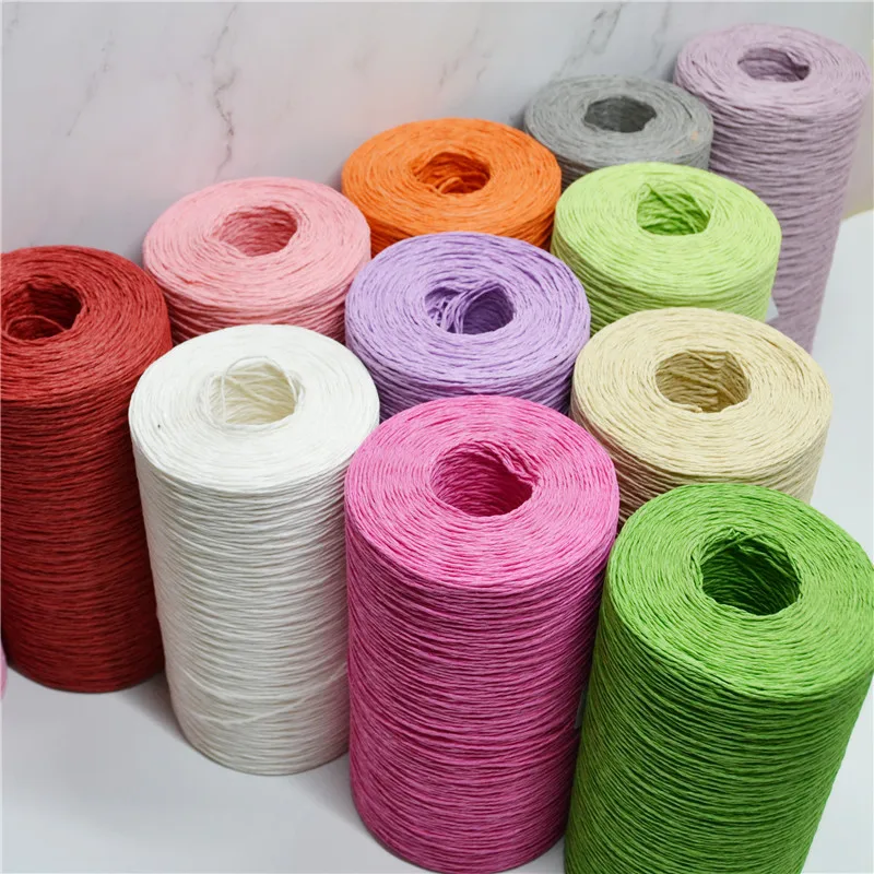 Веревка из рафии для ручной вязки 500 г/лот | Дом и сад