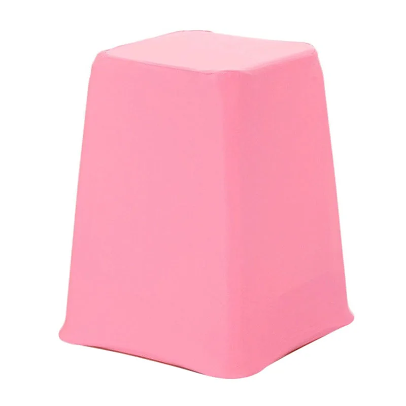 Dark pink Новые эластичные чехлы на стулья, твердые чехлы на стулья, защита для домашнего стула, европейские чехлы для сидений, домашний текстиль для пластиковых стульев - Цвет: Dark pink