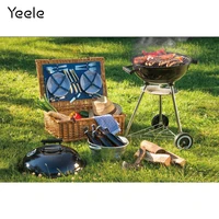 yeele spring grassland picnic barbecue photocall photography backdrop photophone portrait photographic background photo studio
