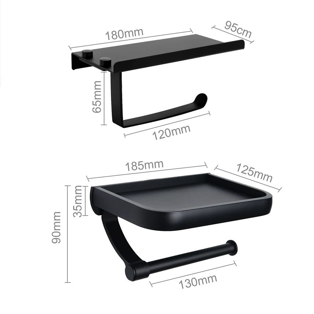 

Stainless Steel Wall Mount Bathroom Toilet Paper Rolls Holder Tissue Shelf Organizer Economic Bathroom Case Phone Shelf Storage