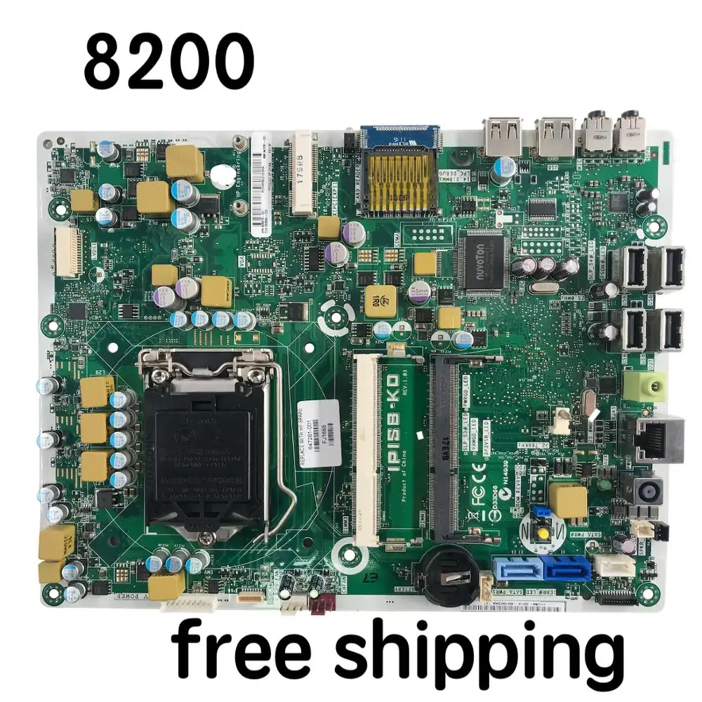 647281 001 для HP Compaq 8200 Elite AIO настольная материнская плата 655876 IPISB KO 100% протестирована