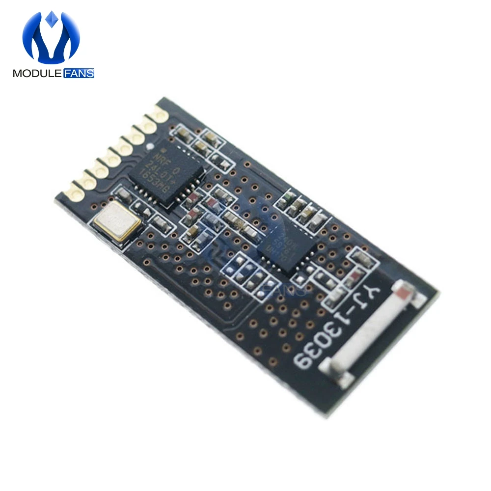 Модуль беспроводной передачи NRF24L01 2 4 ГГц 1100 м + PA LNA SMD плата метров | Электронные