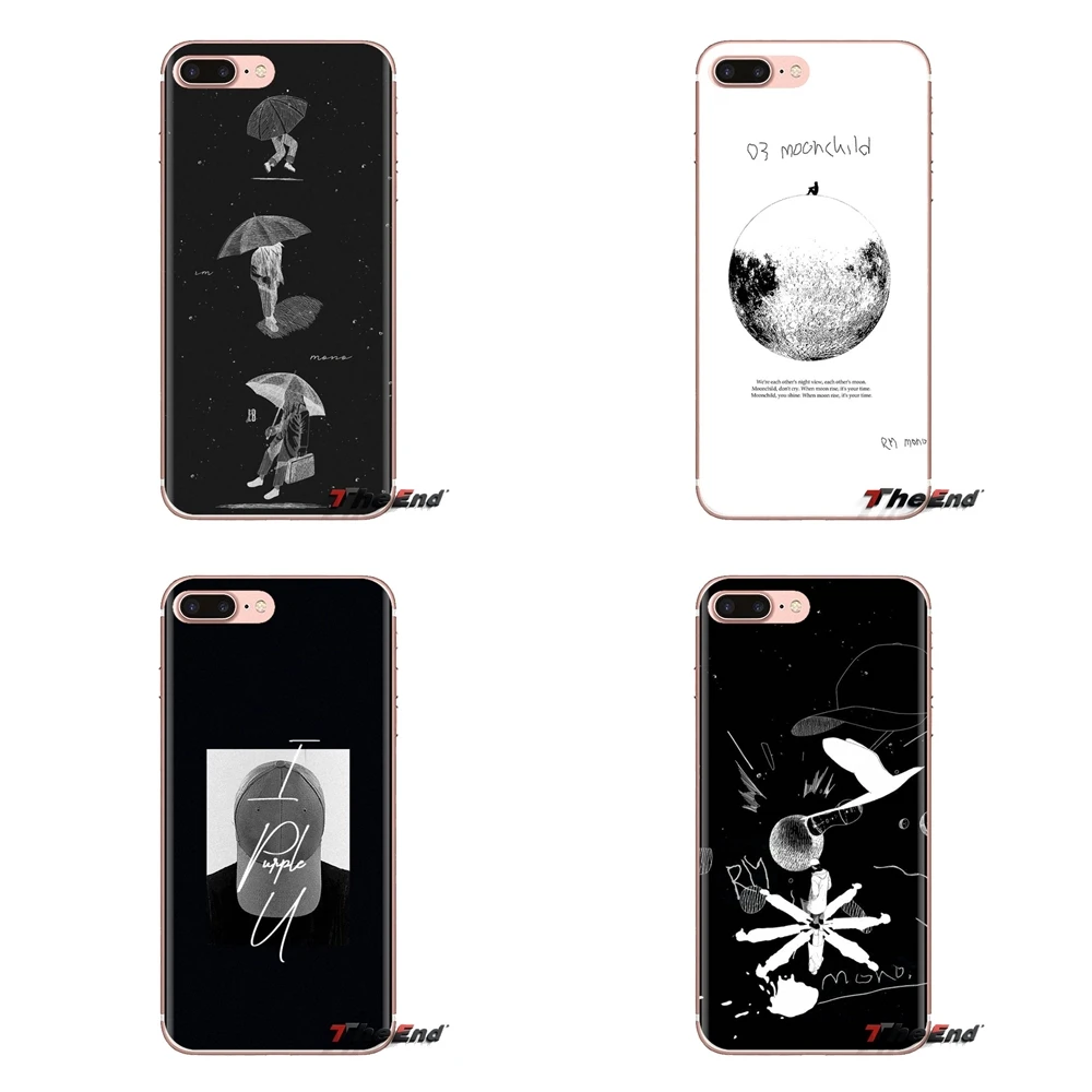 RM Mono 2018 Mixtape Soft Transparent Cases Covers For Xiaomi Mi4 Mi5 Mi5S Mi6 Mi A1 A2 5X 6X 8 9 Lite SE Pro Max Mix 2 3 2S |