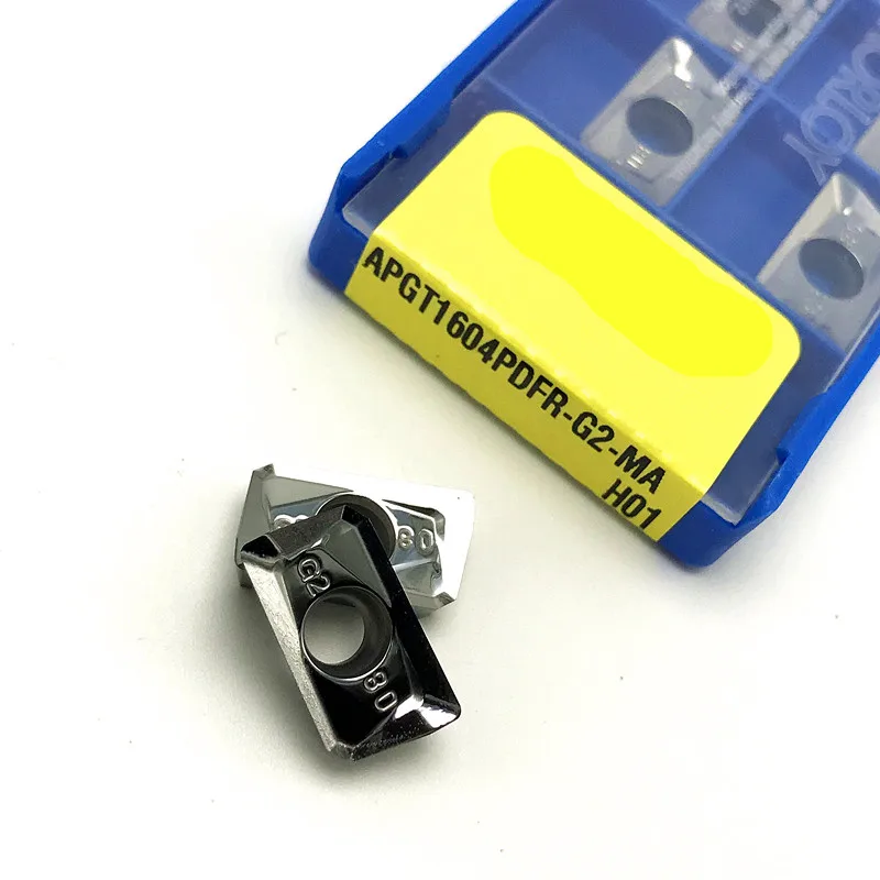 

Вставка для станка ЧПУ APGT1604PDFR G2 MA H01 Наплечная фреза для древесины из сплава AL + TIN.