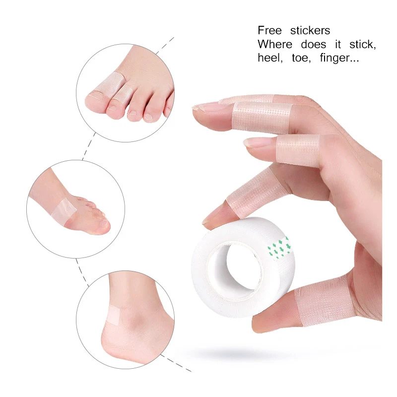1pcs Multi-Functional Bandage Medical Rubber Plaster Tape Self-Adhesive Elastic Wrap Anti-Wear Waterproof Heel Sticker Foot Pad | Спорт и