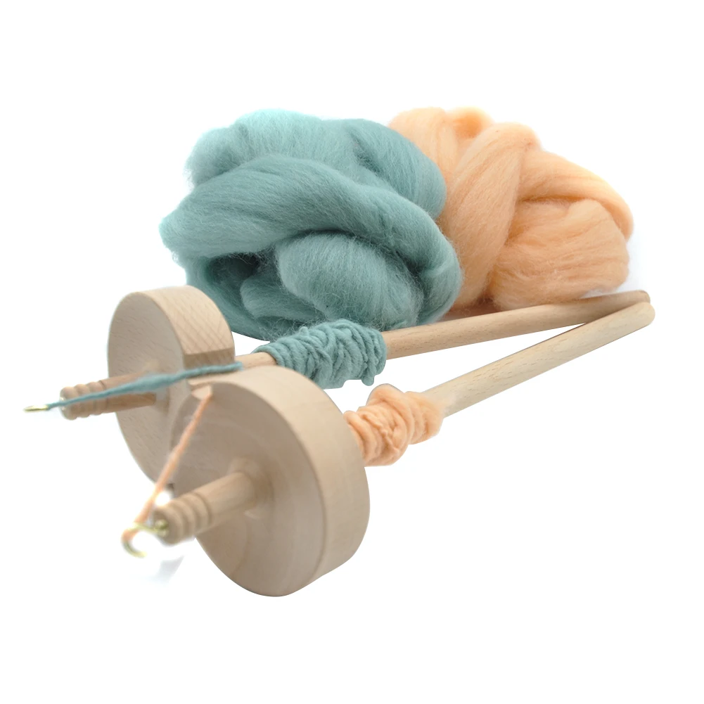 Новый прядильный шпиндель пряжа ручной работы Деревянный инструмент подарок для