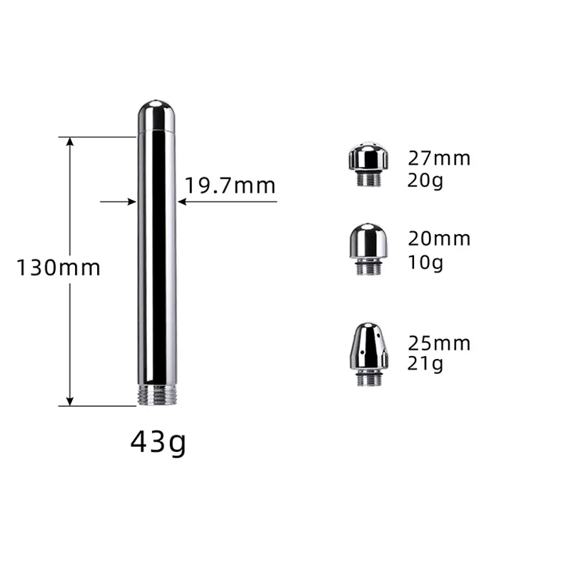 3 стиля алюминиевая пробка для Вагины и ануса чистый металлический шприц клизмы