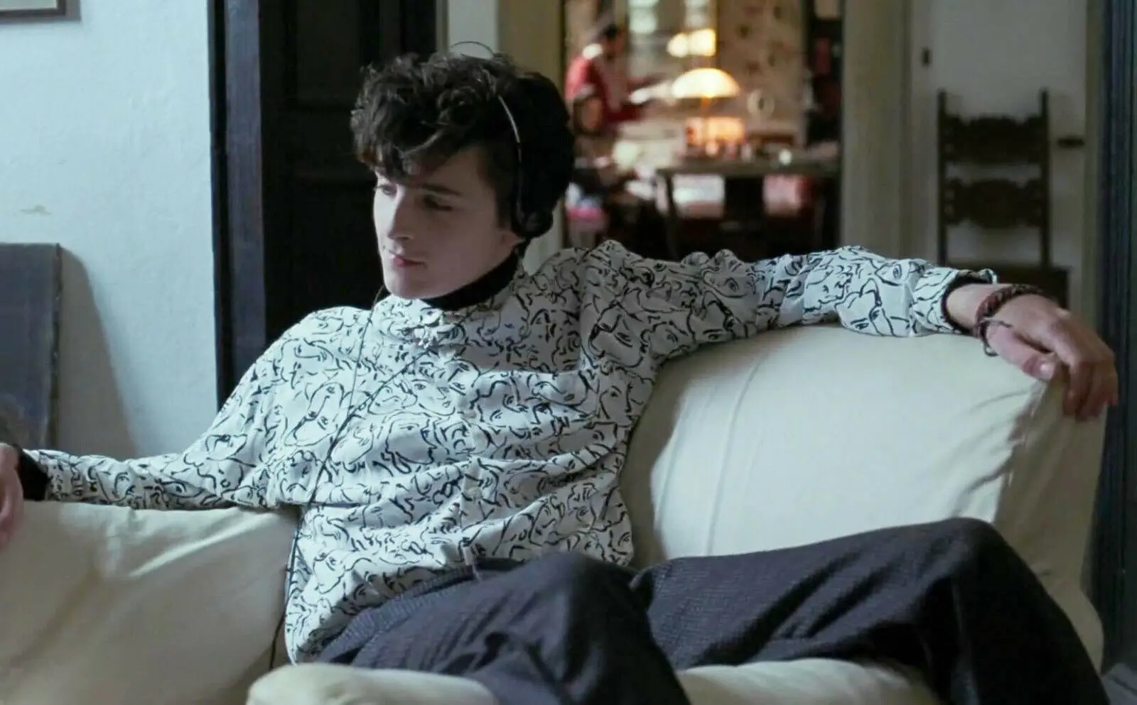 

André Aciman Call Me by Your Name Timothée CMBYN T Shirt Cotton Long Sleeves