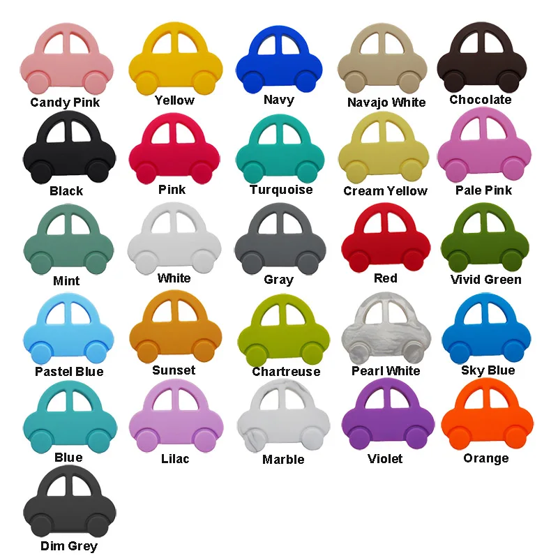 Ченкэй 10 шт. силиконовый Прорезыватель автомобиль без добавления бисфенола А