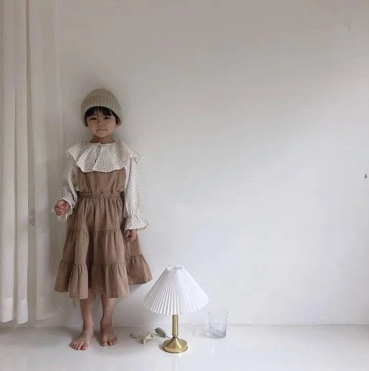 Платье для девочек 2020 корейское весеннее и летнее хлопковое платье принцессы с