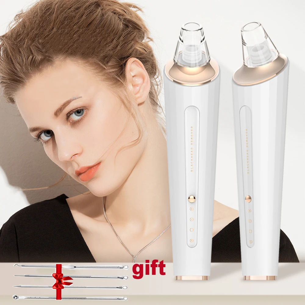 Blackhead Remover Pore Vacuum Cleaner Acne Comedo Extractor Blackhead Suction Machine Whitehead Acne Removal Facial Cleaning