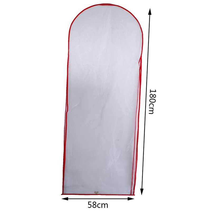 

180cm/150cm Wedding Dress Cover Garment Bag Long Clothes Protector Case Dust Proof Covers Wedding Dresses Garment Dust Bag