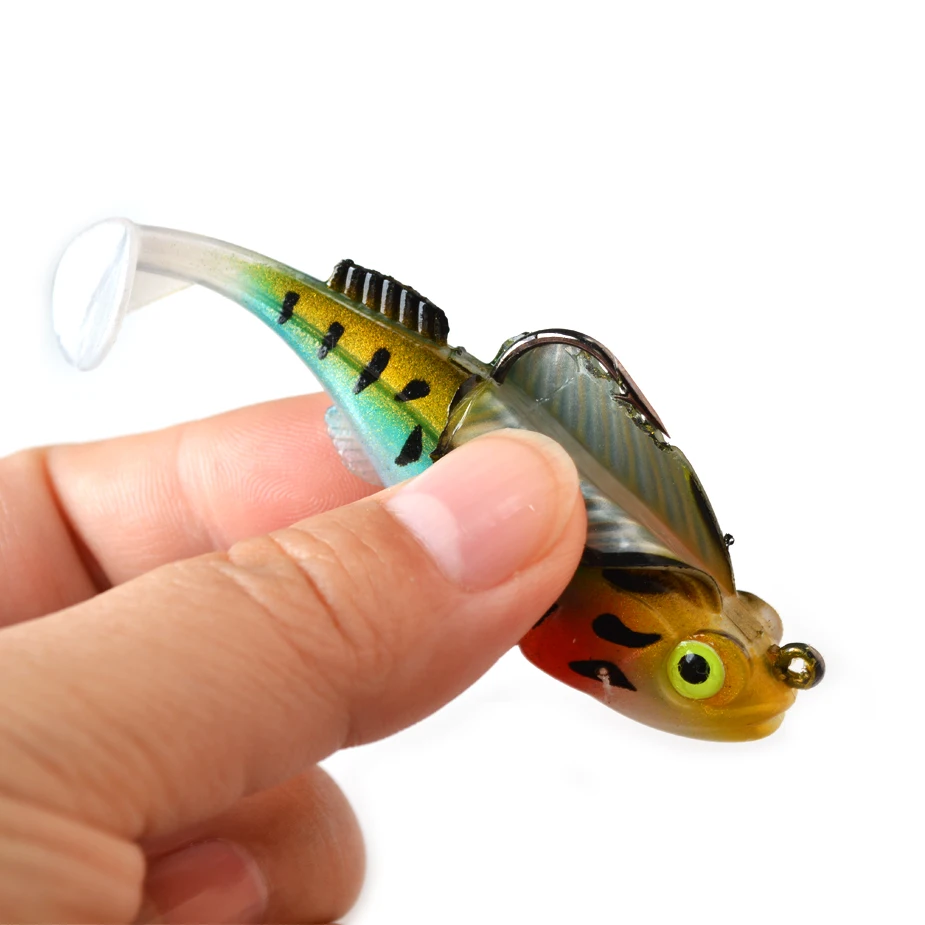 Рыболовная Приманка 7 см 14 г свинцовая головка мягкие приманки для рыбы прыжков